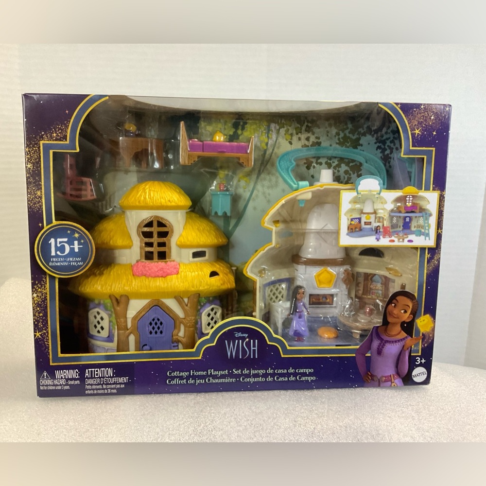 Disney Wish Mini Doll & Dollhouse Play Set